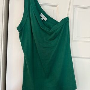 Green One-Shoulder Top
